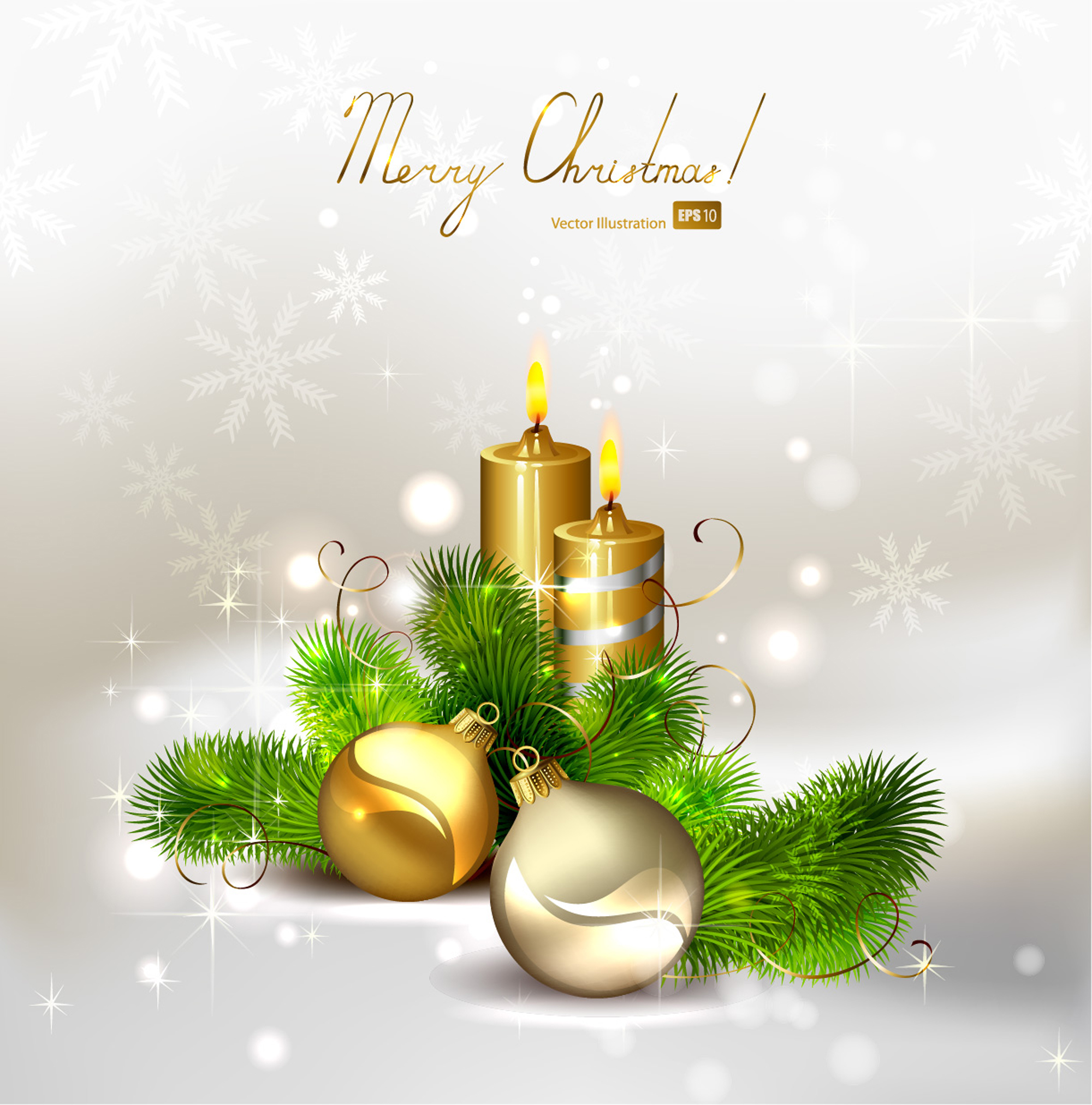 set of brilliant xmas background vector art