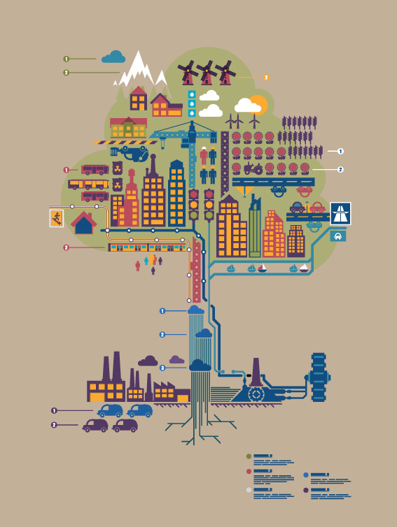 set of economy elements infographics design vector