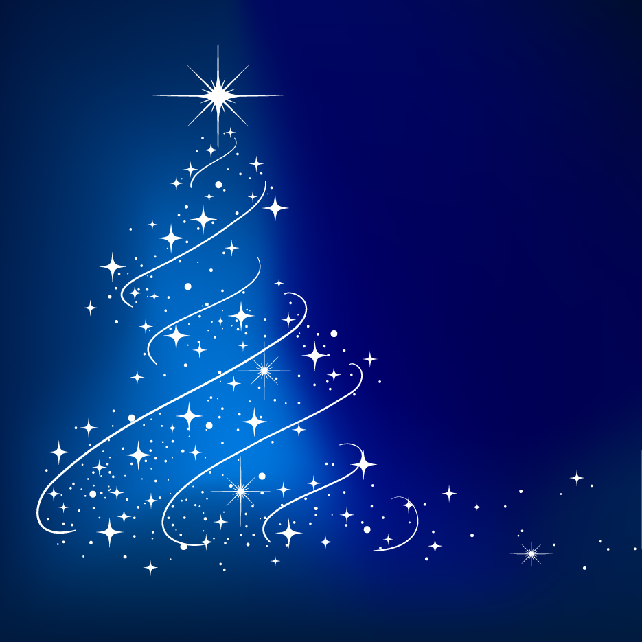 winter blue xmas vector backgrounds art