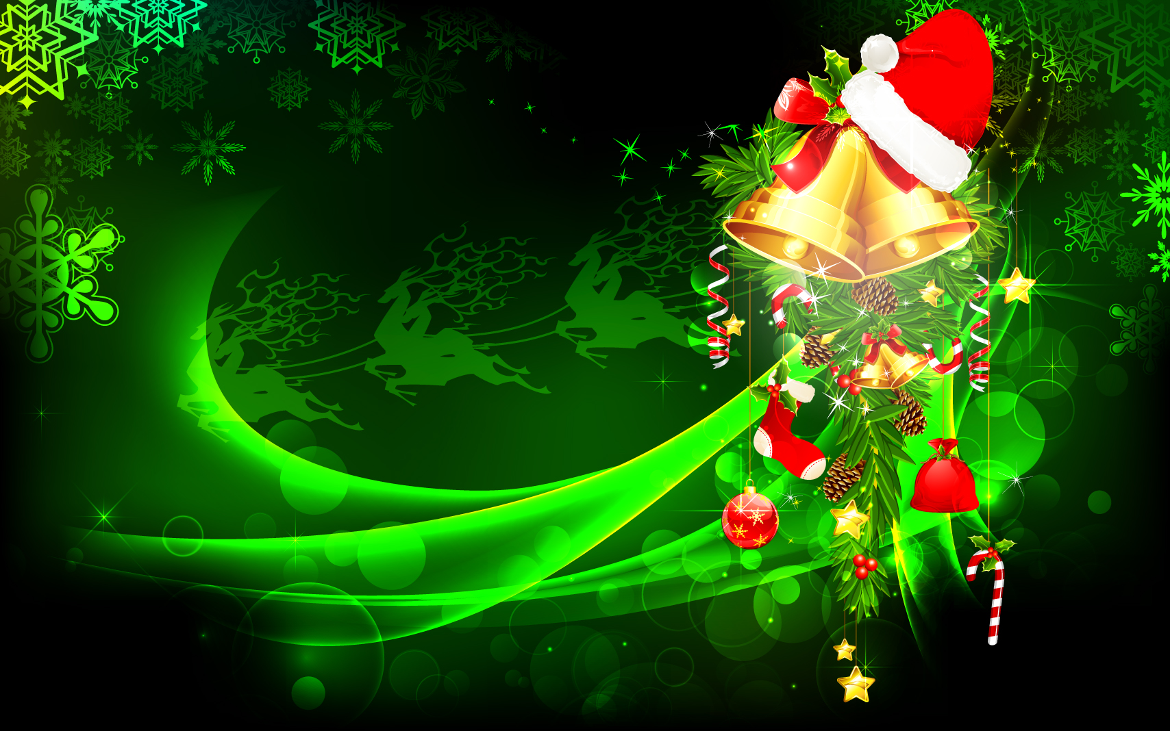 shiny christmas pendant with decor design vector