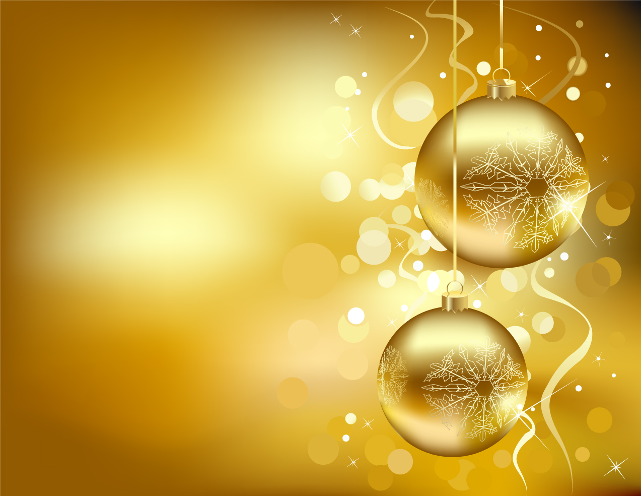 set of christmas balls decor backgrounds vector