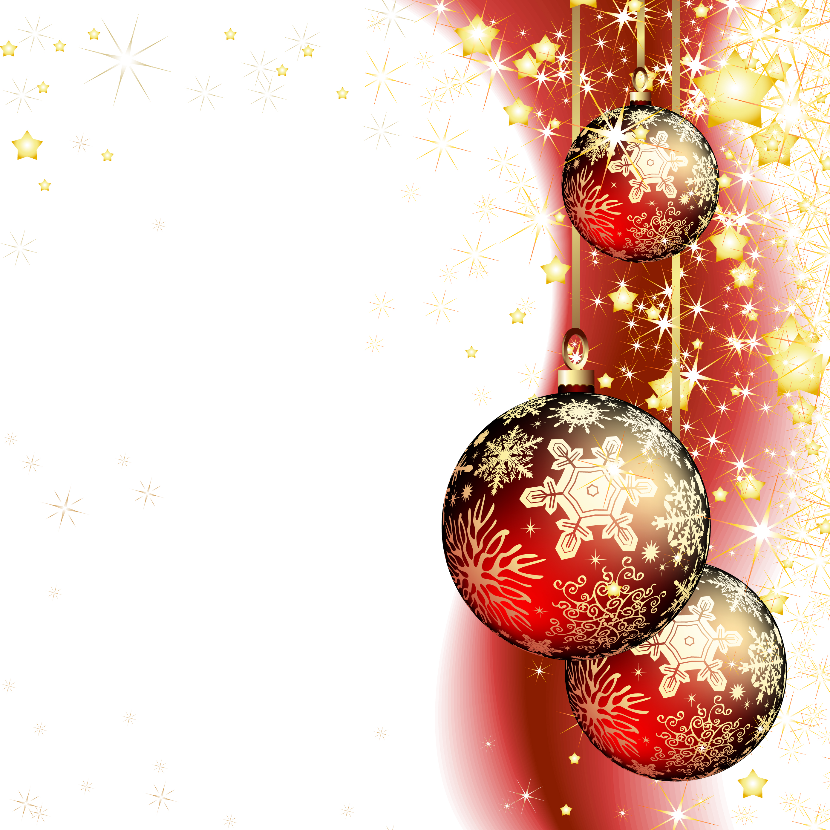 set of christmas balls decor backgrounds vector