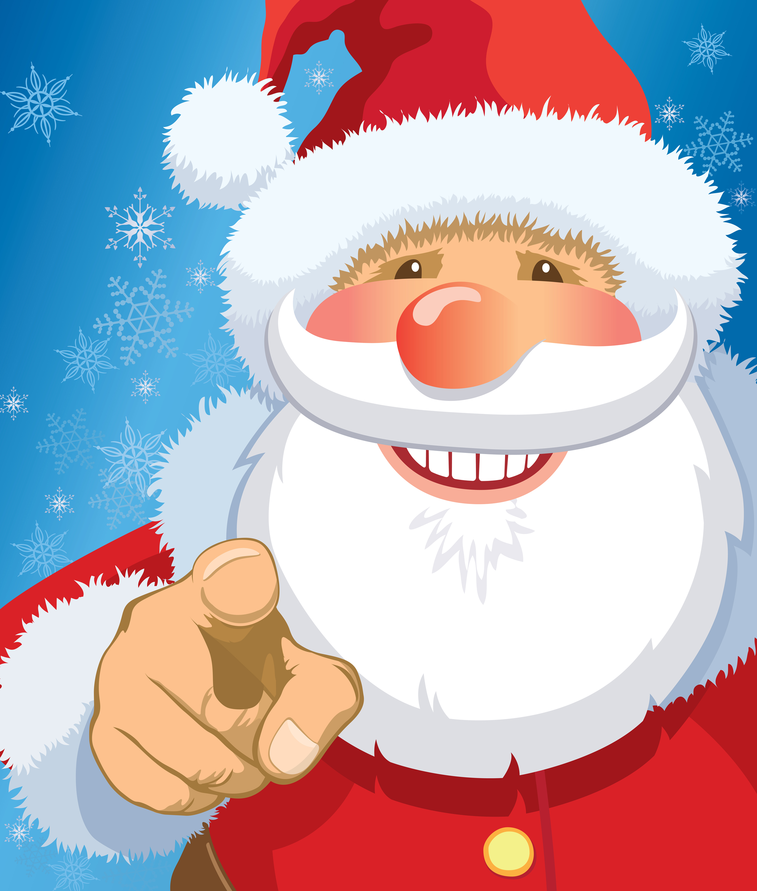 cute santa design elements vector graphics