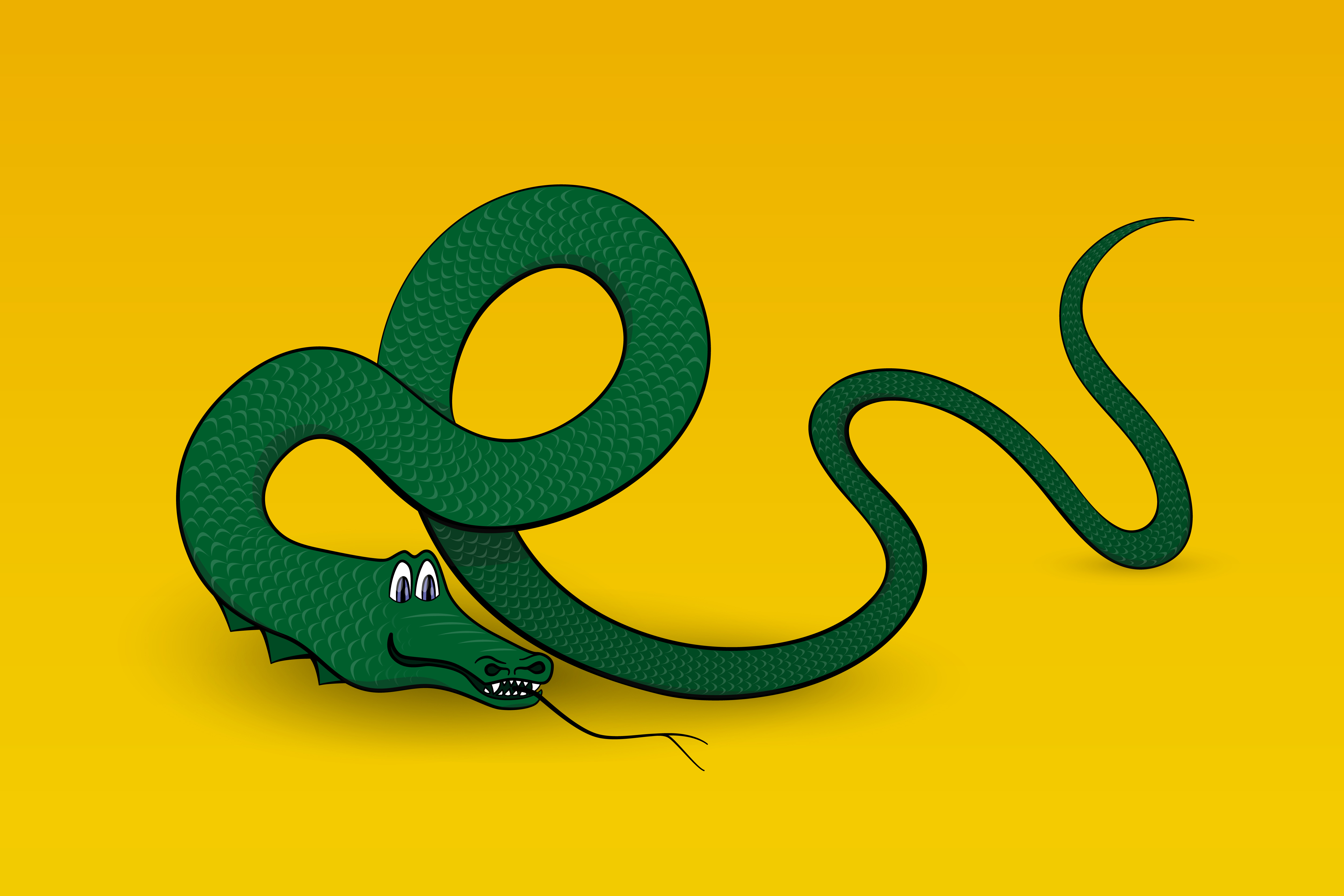 different snake13 design elements vector collection