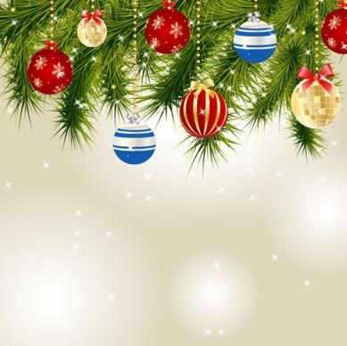 christmas decoration elements backgrounds art vector