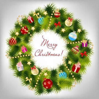 christmas decoration elements backgrounds art vector