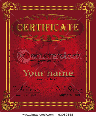 set of certificate and diploma vector templates