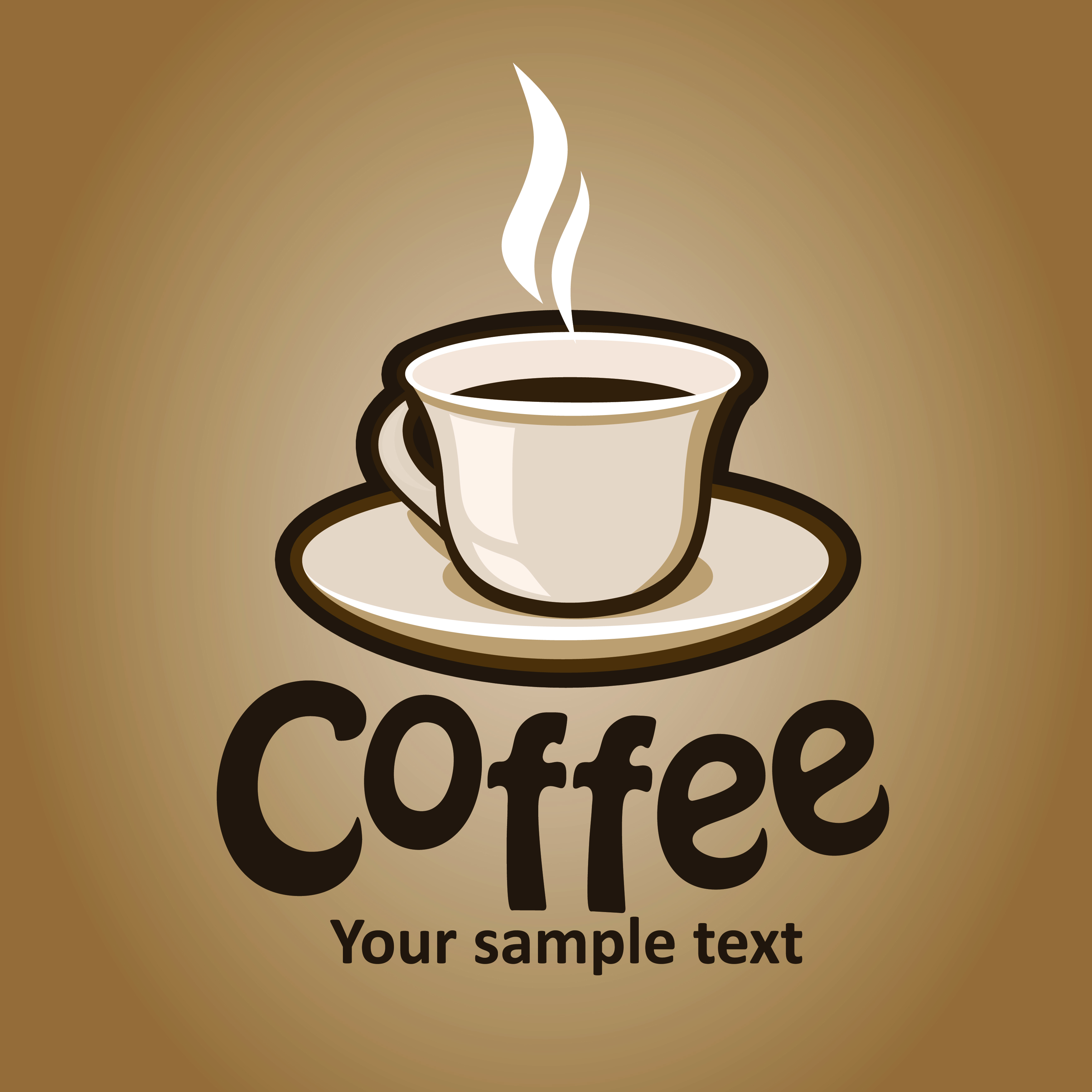 classic of cover coffee elements vector