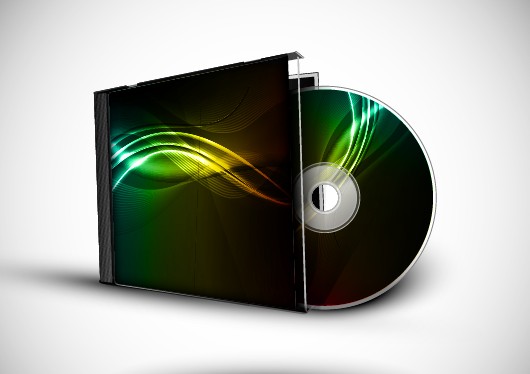 abstract of cd cover vector set