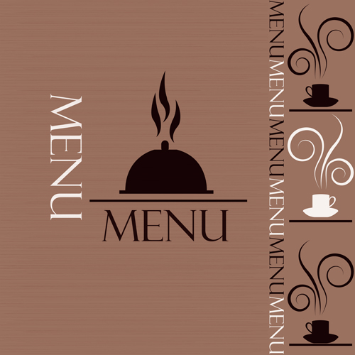 creative restaurant menu cover design vector