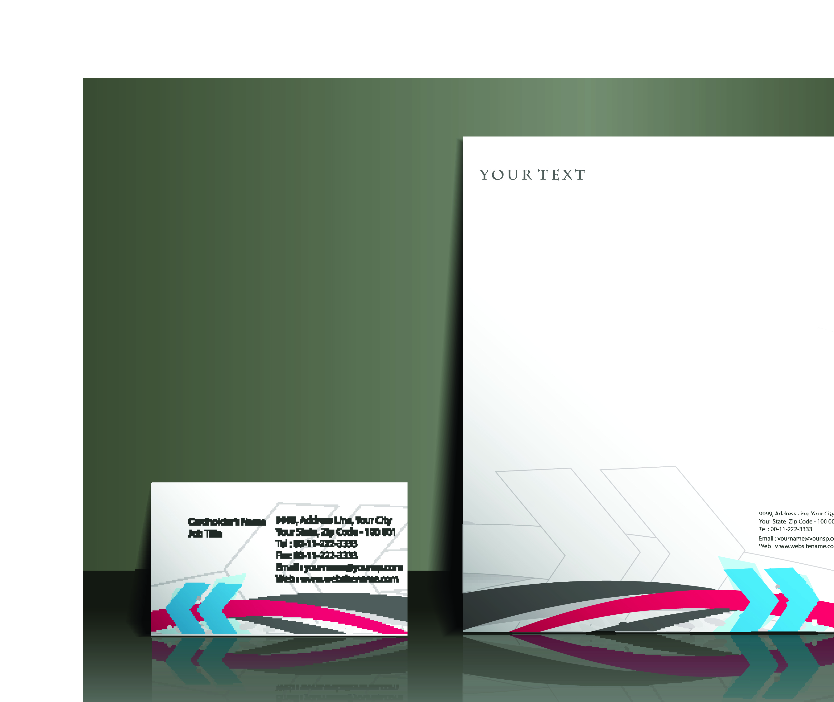 business style flyer and cover brochure vector