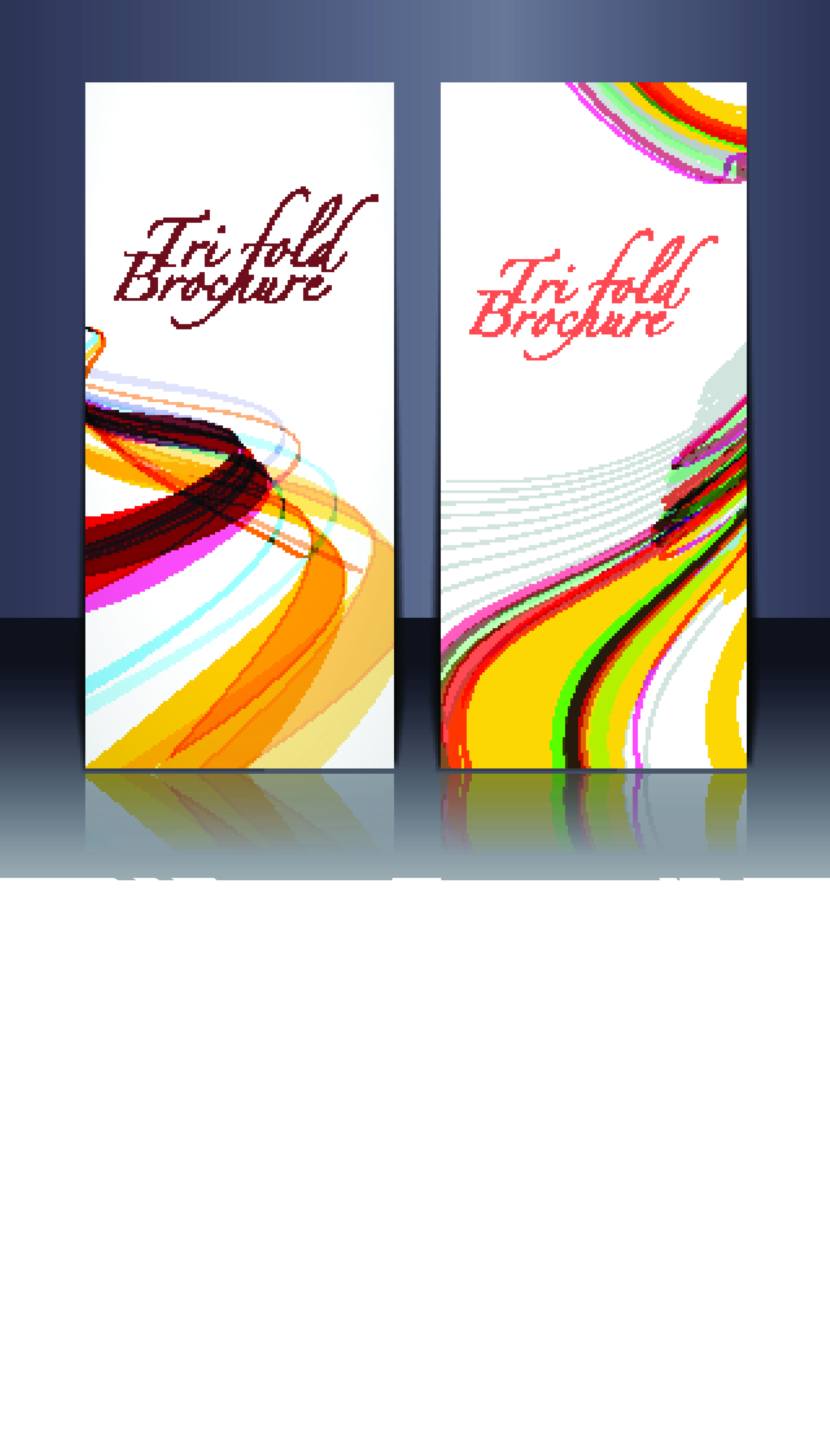 business style flyer and cover brochure vector