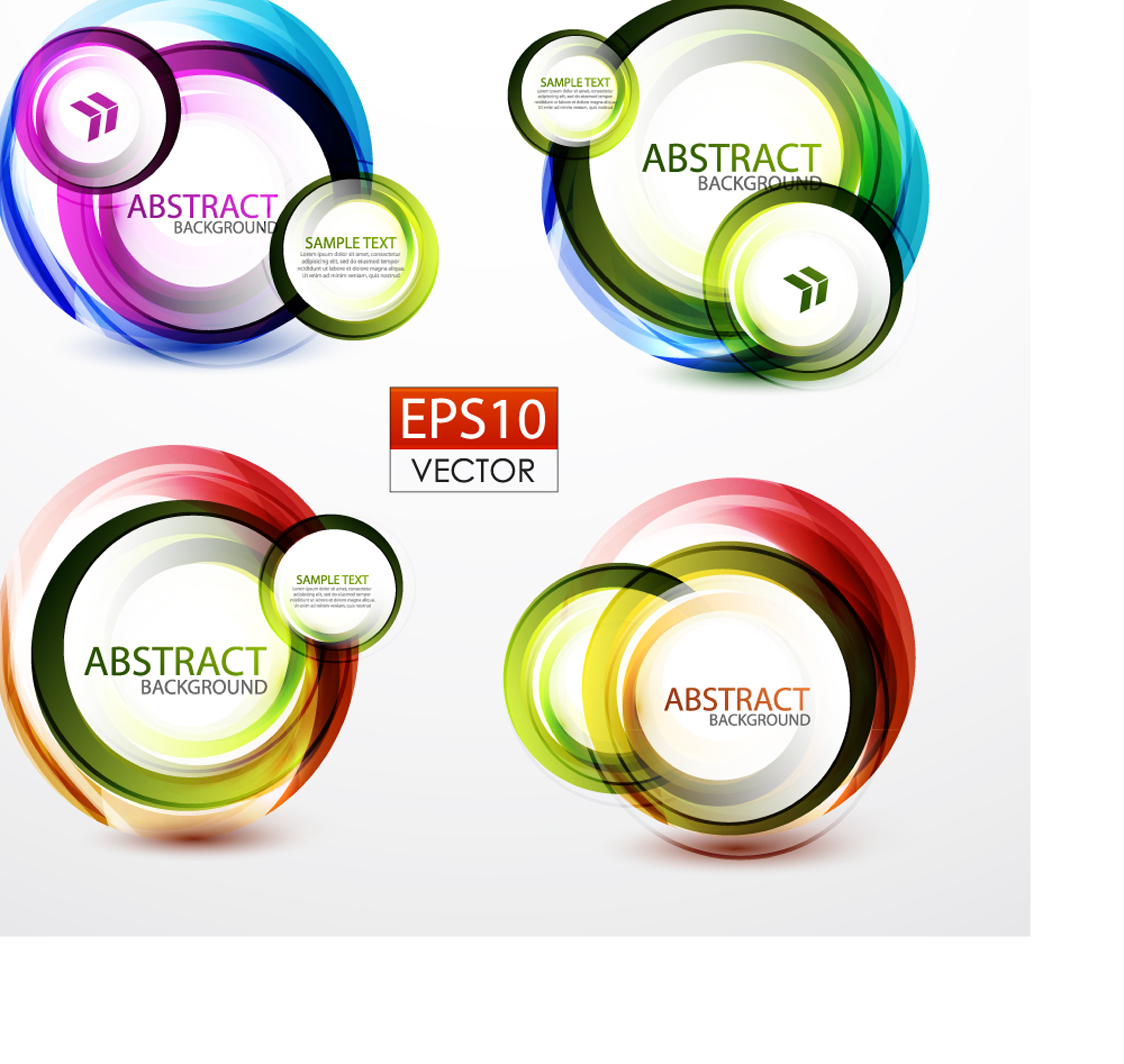 abstract circle concept background vector