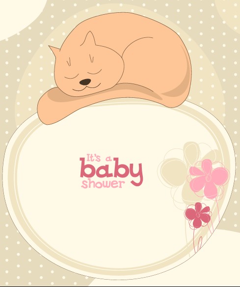 cute cartoon small animal vector background