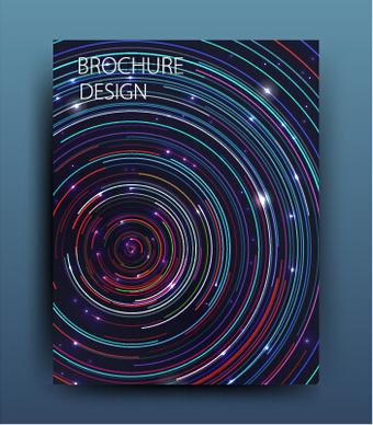 set of magazine and brochure cover vector