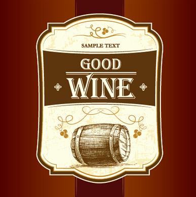 retro wine creative poster vector