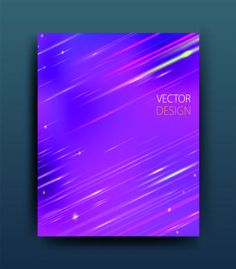 abstract style magazine or brochure cover vector