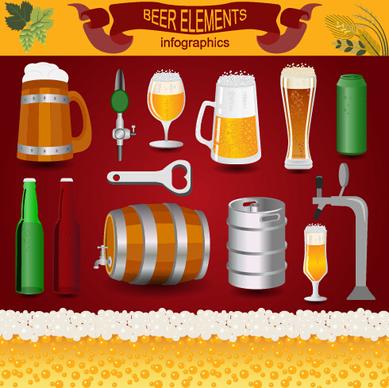 vector beer menu creative design graphic