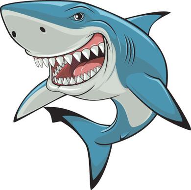 vivid shark design vectors set