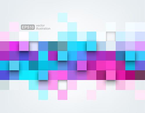 colored squares concept backgrounds vector