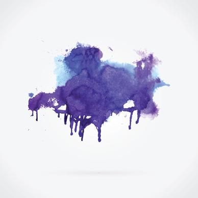 watercolor grunge effect vector