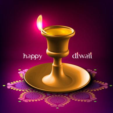 beautiful happy diwali backgrounds vector