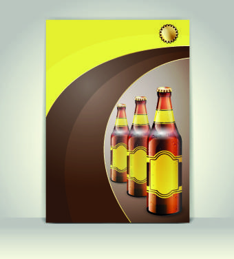 creative beer poster vector set