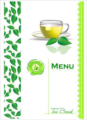 tea time design elements vector