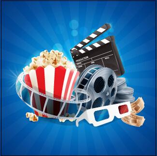 cinema movie vector background graphics