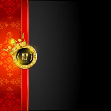 diamond vip luxury background vector