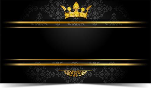 luxury vip golden with dark background vector