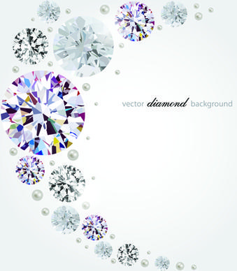 vector diamonds backgrounds shiny design