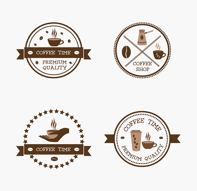 vintage coffee shop logos