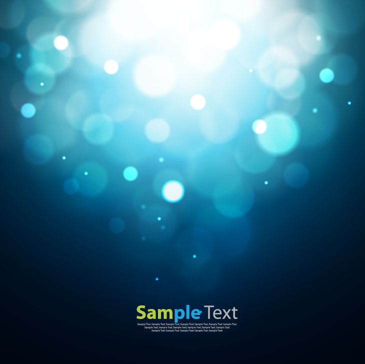 abstract magic light bokeh background vector illustration