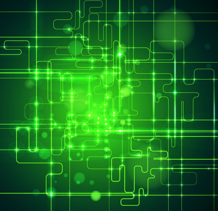 abstract green technology business artwork background illustration