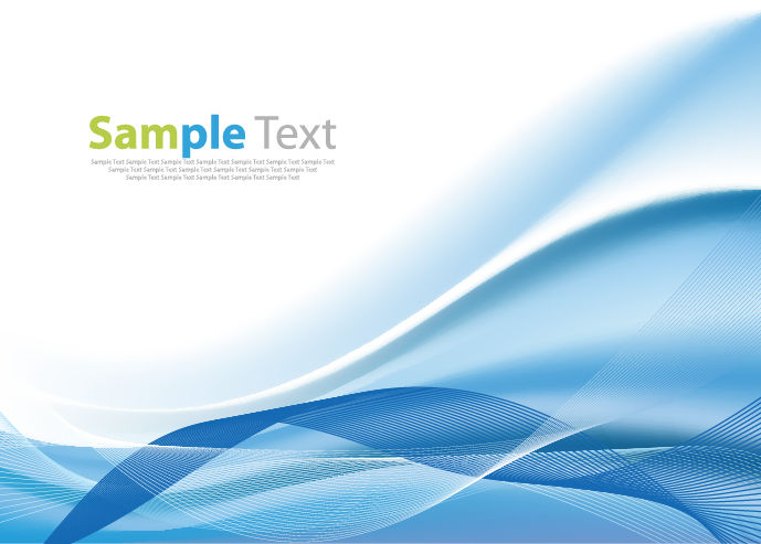 blue wave line design background vector illustration