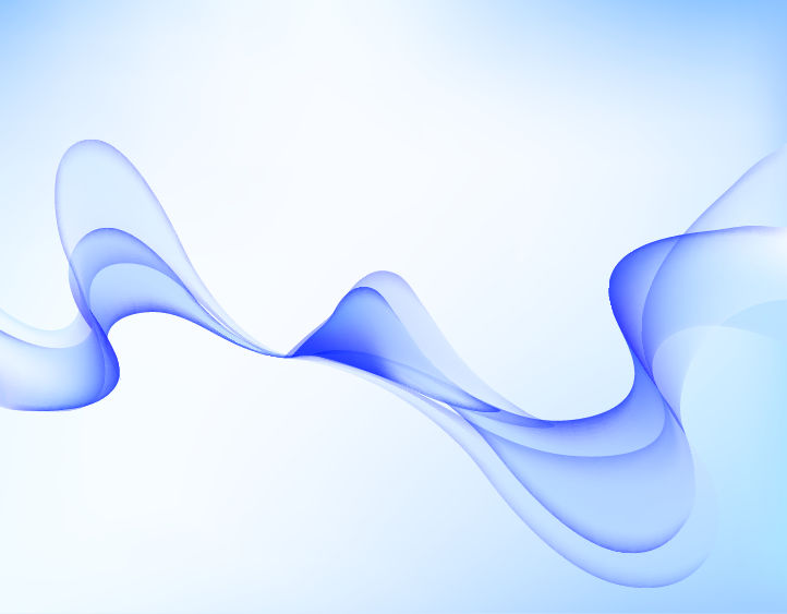 abstract blue smooth light lines vector background