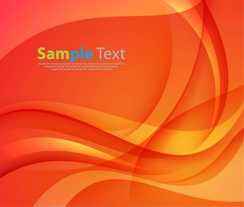 colorful smooth wave vector background