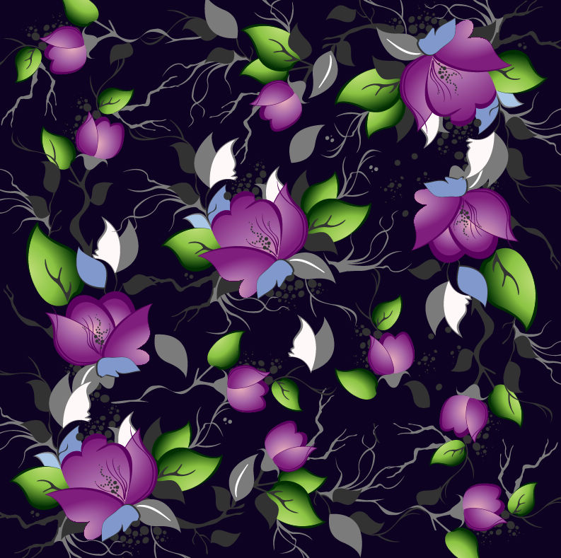 elegance floral pattern background