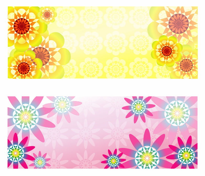 abstract flower pattern background graphic