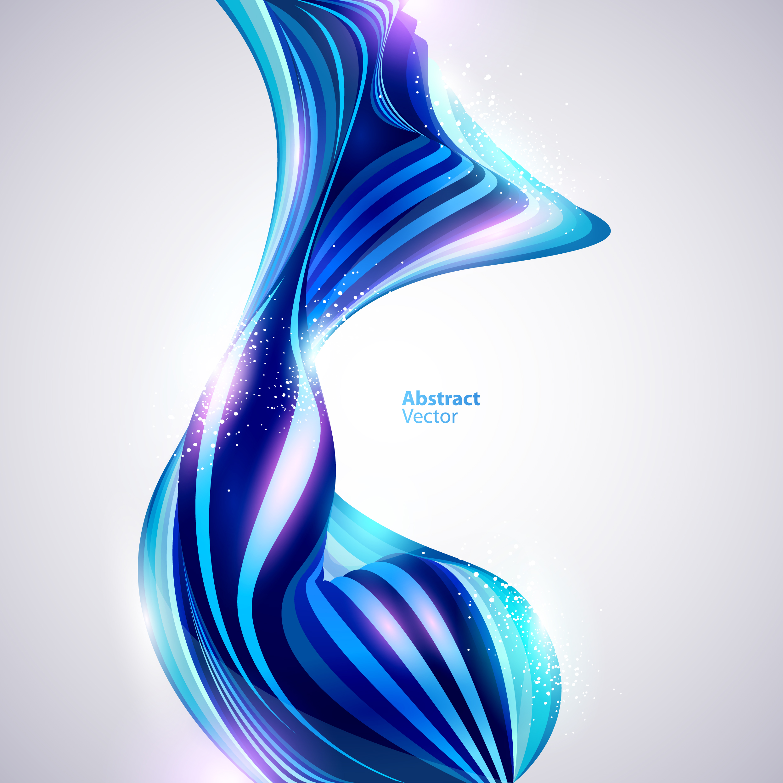 abstract blue line colorful background