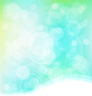 bokeh style vector banner