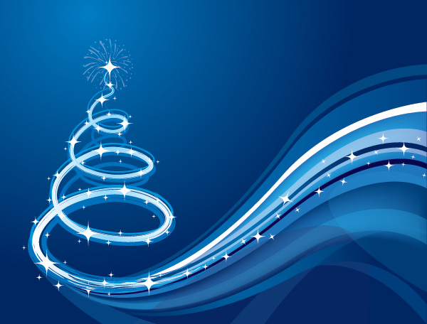 christmas wave vector graphic