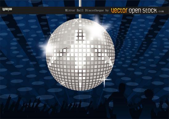 mirror ball discotheque