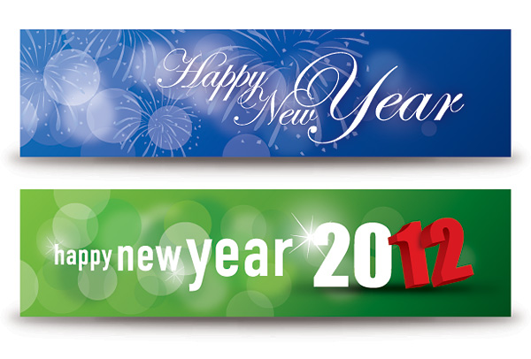 happy new year banners