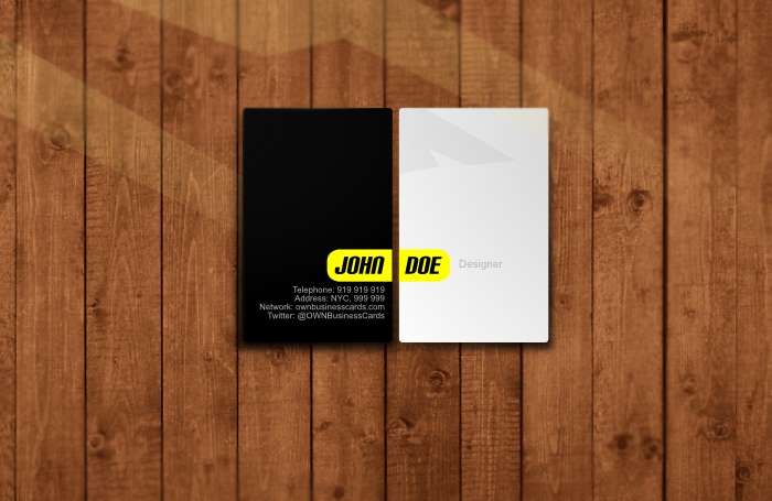 simple business card template