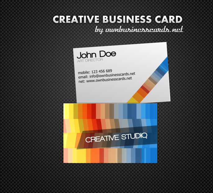 creative business card template