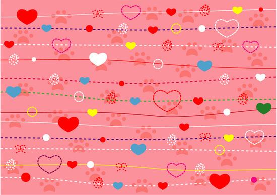 valentines day pink background