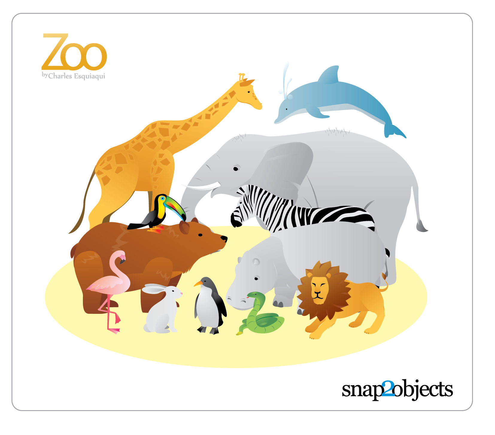 vector zoo animals