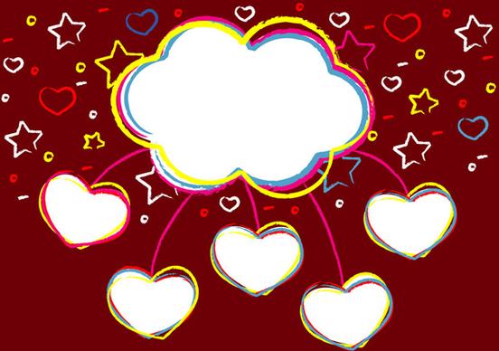 sweet valentines clouds